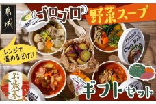 【お歳暮】レンジで温めるだけ!ゴロゴロ野菜スープギフトセット≪11月17日～12月21日お届け≫_MJ-F705-WG_(都城市) スープカレー ゆず塩鶏団子スープ ミネストローネ ユッケジャンスープ  アイスなひとくち焼き芋 かかし亭