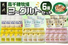 高千穂牧場6種のヨーグルトセット_MJ-1617_(都城市) 乳製品 ヨーグルト 苺ヨーグルト 季節のヨーグルト のむヨーグルト 濃密仕立てヨーグルト プレーンヨーグルト