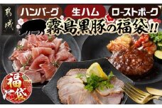 【福袋★2026】霧島黒豚の福袋!ハンバーグ3種&生ハム&ローストポーク_12-2802-F2026_(都城市) 霧島黒豚 煮込みハンバーグ ローストポーク 生ハム切り落とし 洋風オードブル 霧島黒豚の加工品 福袋限定