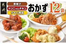 ≪唐揚げ・ヤンニョムチキン・チキン南蛮≫おかず12袋セット_18-F702_(都城市) 唐揚げ ヤンニョムチキン チキン南蛮 チキン 簡単調理 仕送り 手作り 手軽 簡単 お弁当