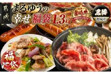 【福袋★2026】まるゆうの幸せ福袋_AC-N407-F2026_(都城市) 宮崎県産 都城産 宮崎牛 牛肉 黒毛和牛 ロース 赤身 黒豚 ウデ/モモ 切り落とし ソーセージ