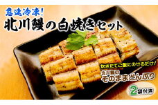 【急速冷凍】北川鰻の白焼きセット N010-YC519