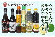 へべす入りチキン南蛮甘酢とめんつゆのセット計6品 N060-YZA372