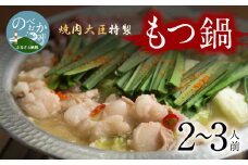 焼肉大臣特製もつ鍋(2～3人前) N066-YZA573