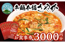 辛麺本舗さやか食事券 N040-YZA0220