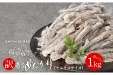 訳あり唐揚げ用 めひかり 1kgサイズ不揃い簡単揚げるだけ! ミックスサイズ 簡単調理 下処理済み 郷土料理 日向灘 国産 魚 骨 柔らかい おつまみ 揚げるだけ 南蛮漬け 九州 宮崎県 延岡市 グルメ お取り寄せ お取り寄せグルメ 冷凍 送料無料 N065-YA0375