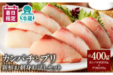 【冷蔵】ブリとカンパチの新鮮お刺身セット少量お試しパック N019-YA194