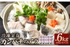 冷凍金寿カンパチアラ600ｇ入り10パック N015-YA495