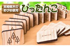 木の温もり 知育玩具 おもちゃ ぴったんこ パズル 飫肥杉 おび杉 雑貨 日用品 国産 ゲームボード おうち遊び ベビー用品 安全 リラックス 幼児 キッズ 脳トレ おすすめ ギフト プレゼント 贈り物 贈答品 お祝い 遊び道具 記念品 宮崎県 日南市 送料無料_BB113-23