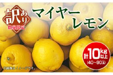訳あり 数量限定 マイヤーレモン 計10kg以上 フルーツ 果物 柑橘 レモン 檸檬 オレンジ 人気 おすすめ おすそ分け お土産 プレゼント お取り寄せ グルメ 国産 食品 デザート スイーツ ブランド 希少 特産品 産地直送 宮崎県 日南市 送料無料_BB130-23