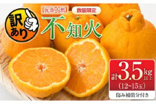 先行予約 訳あり 海藻木酢 不知火 計3.5kg以上 傷み補償分付き 期間限定 数量限定 フルーツ 果物 くだもの 柑橘 みかん 訳アリ 国産 食品 デザート おやつ おすそ分け おすすめ ご家庭用 ご自宅用 B品 傷 マーマレード 産地直送 宮崎県 日南市 送料無料_ZZV1-24
