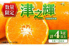 先行予約 津之輝 つのかがやき 4kg以上 (2kg×2箱) 希少 期間限定 数量限定 フルーツ 果物 くだもの 柑橘 みかん 令和8年発送 国産 食品 おすすめ デザート おやつ みかんジュース フルーツサンド ギフト 贈り物 贈答 おすそ分け 宮崎県 日南市 送料無料_BD92-24