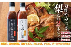 万能やみつき梨だれ2本セット（340ml×2本） 今釜屋 タレ たれ 万能だれ 味噌だれ 焼肉のたれ 調味料 調味料セット 焼き肉 バーベキュー BBQ アウトドア