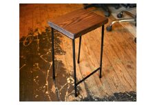 【鉄職人手作り】素朴なスツール <ばすぷすん工房> 　スツール クラフト 椅子 ハンドメイド 花台