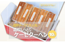 【濃厚チーズケーキスティック】今門さんの濃厚しっとりケーゼクーヘン 10本（菓子 焼き菓子 チーズケーキ チーズスティック チーズバー ケーキ スイーツ 個包装 小分け 人気 チーズ 地域限定 お土産 宮崎 小林市） 
