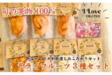 【旬の果物100％】果物好きのためのドライフルーツ　人気3種セット