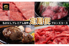 【定期便・全12回】西ノ原牧場直送　なかにし和牛ブロンズコース（定期便 肉 国産 肉定期便 和牛 赤身 霜降り ブランド牛 宮崎 小林市 ステーキ 焼肉 すき焼き スライス 人気）