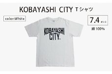 【白/２L（ユニセックス）】「KOBAYASHI CITY」Tシャツ
