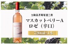 【高原のフレッシュワイン】マスカットベリーA（ロゼ・辛口）