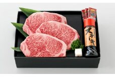 【人気鉄板焼き店厳選】熟成宮崎牛A4等級サーロインステーキセット 750ｇ　オリジナルソース付き（国産 牛肉 黒毛和牛 宮崎牛 焼肉 ステーキ 霜降りサーロイン 特製タレ付き）