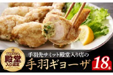 【手羽先サミット殿堂入り!!】手羽ギョーザ 18本（ 手羽先 餃子 天下一手羽先 ぎょうざ 国産餃子 鶏肉 手羽先餃子 ギョウザ 唐揚げ 金賞 グランプリ ）