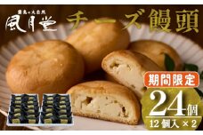 【期間限定】チーズ饅頭プレーン 24個（12個×2箱）個包装 焼菓子 チーズ プレーン ご当地スイーツ まんじゅう