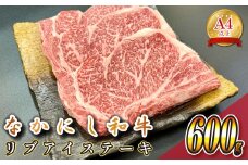 宮崎県西ノ原牧場・なかにし和牛リブアイステーキ 600g 牛肉 宮崎牛 産地直送 ステーキ 3枚 冷凍 焼肉