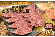 宮崎県西ノ原牧場・なかにしプレミアム和牛ヒレ焼肉用 300g（ヒレ A4 A5 国産 牛肉 肉 黒毛和牛 お肉 焼肉 BBQ 赤身 限定）