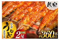 宮崎県産 ハーブ うなぎ 蒲焼 2尾 計360g 以上 タレ山椒付き [鰻楽 宮崎県 日向市 452061195] 真空パック 国産 蒲焼き 長焼き ウナギ 鰻 長蒲焼 冷凍 化粧箱入り 贈答
