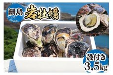 【期間限定発送】岩牡蠣 殻付き 細島 岩ガキ 約3.5kg [道の駅日向 宮崎県 日向市 452060570] いわがき 岩がき 牡蠣 日豊海岸 濃厚 クリーミー