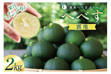 【期間限定発送】 黒木へべすファーム自慢の《露地》 へべす 2kg [黒木へべすファーム 宮崎県 日向市 452060742] 柑橘 国産 ヘベス 平兵衛酢 ビタミンC アミノ酸