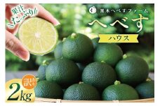 【期間限定発送】訳あり 旬を先取り 黒木へべすファーム自慢の《ハウス》 へべす 2kg [黒木へべすファーム 宮崎県 日向市 452060743] 柑橘 国産 家庭用 ヘベス 平兵衛酢 宮崎 ビタミンC アミノ酸
