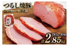 日本ハム 焼豚 つるし焼豚 285g×10個 計2.85kg [日本ハムマーケティング 宮崎県 日向市 452060952] 豚 豚肉 焼き豚 日本ハム 真空 冷蔵