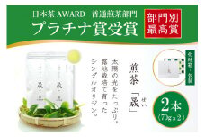 お茶 緑茶 煎茶 晟 70g×2本 [谷岩茶舗 宮崎県 日向市 452061001] セット 緑茶 やぶきた プラチナ賞 日本茶