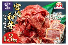 日本ハム 牛肉 3回 定期便 宮崎県 和牛 切り落とし 500g ×2p 計 1kg [日本ハムマーケティング 宮崎県 日向市 452061041] すき焼き しゃぶしゃぶ 赤身 小分け 冷凍 訳あり
