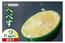 【期間限定発送】 へべす 訳あり 宮崎 種が少ない ひむか農園のへべす B品 2kg [ひむか農園 宮崎県 日向市 452061154] 先行予約 国産 ヘベス 訳アリ