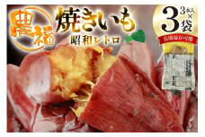 【最大1年間 長期保存 可能！】 焼き芋 農福 やわらか蜜いも ギフト セット 昭和レトロパック 190g 3本 [農福産業 宮崎県 日向市 452061282] 焼きいも やきいも 焼芋 備蓄 防災 常備食 保存食 非常食 防災食 蜜芋 密いも