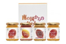 G-A3 驚きの果実感！フルーツジャム(合計4個・各140g、マンゴー、グァバ、パッションフルーツ)【宮崎果汁】