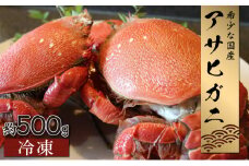 KU016 【数量・期間限定】宮崎県串間産アサヒガニ(計約500g・2～3匹)日本では大変希少な国産アサヒガニ ！【豊漁丸】