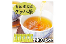 KU324 宮崎県串間市産 グァバ茶 (230ｇ×5袋)  【宮崎果汁】