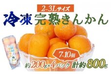 KU447 ＜先行予約＞冷凍完熟きんかん 800g【玉様ファーム】