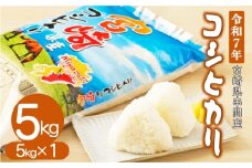 H-CD1  ＜令和7年産米＞宮崎県串間市産！超早場米「コシヒカリ」(5kg×1袋)【江藤商店】
