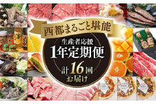 【季節の定期便】12ヶ月毎月届く 西都まるごと堪能セット16品お届け！【ゴールドコース】マンゴー 宮崎牛 うなぎ 牛肉 すき焼き 地鶏 鍋等＜25-3＞