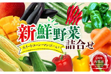 完熟マンゴー スイートコーン入り 農家直送新鮮野菜詰め合わせセット【先行予約】＜3-10＞