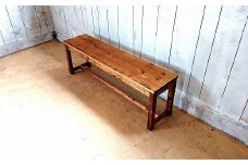 【天然無垢材】ダイニングベンチ Interior G-S-S＜7.5-9＞