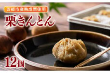 栗きんとん 6個入り×2 合計12個【先行予約】＜1-286＞くり 栗  国産 生栗 果物 フルーツ スイーツ★