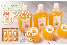ひみつのこだわり！陽蜜みかんゼリー詰め合わせセット＜1.2-5＞