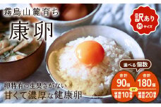 【2025年9月発送】卵【わけあり】霧島山麓育ち こだわり卵 康卵 Mサイズ 計 180個（160個 + 割れ保証 20個）たまご 玉子 タマゴ 卵焼き 玉子焼き たまご焼き 生卵 鶏卵 たまごかけごはん 国産 九州産 宮崎県産 送料無料 
