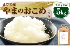 【令和7年産】≪先行予約 2025年11月発送開始予定≫えびの産 選べる ヒノヒカリ 米 やまのおこめ 5kg 玄米 お米 国産 宮崎県 九州 ひのひかり 送料無料 おにぎり こめ コメ