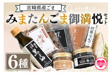 宮崎県三股町産ごま！＜みまたんごま 御満悦セット＞(6種)ごま油、練りごま、煎りごま、すりごま等を詰め合わせ！【B-1402-sm】【しも農園】